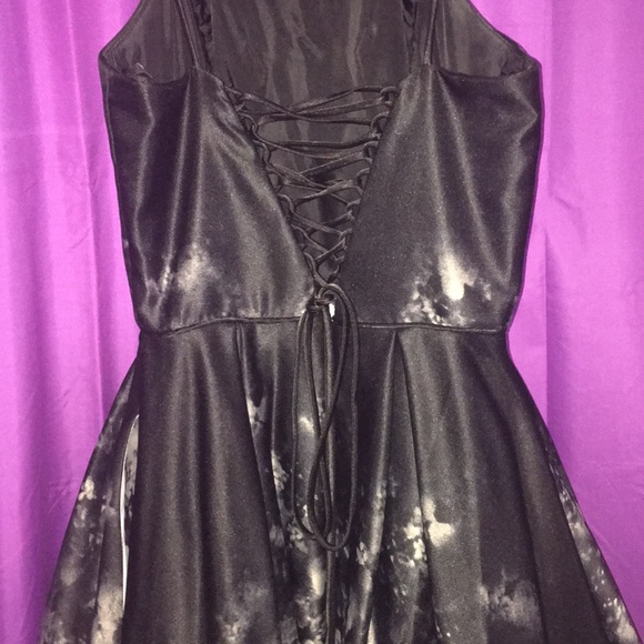 Betsy & Adam Hi-Low Halter Neck Prom Gown - Picture 6 of 6